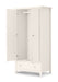 Maine 2 Door Combination Wardrobe - Surf White Wardrobe Julian Bowen V2 