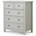 Maine 3+2 Drawer Chest - Dove Grey Chest of Drawers Julian Bowen V2 