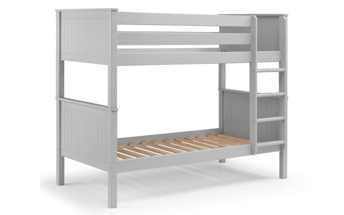 Maine Bunk Bed - Dove Grey Bunk Beds Julian Bowen V2 