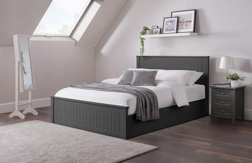 Maine Ottoman Bed Frame 135Cm - Anthracite Bed Frames Julian Bowen V2 