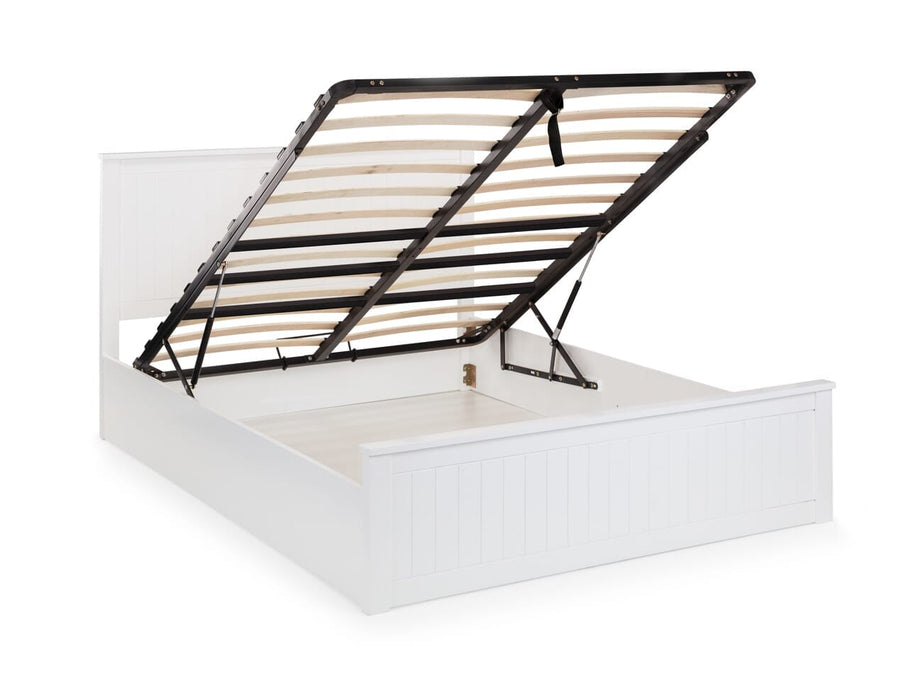 Maine Ottoman Bed 150cm - Surf White Ottoman Julian Bowen V2 