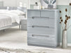 Manhattan 3+2 Drawer Chest - Grey Chest of Drawers Julian Bowen V2 