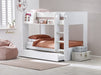 Mars Bunk & Underbed All White Bunk Beds Julian Bowen V2 