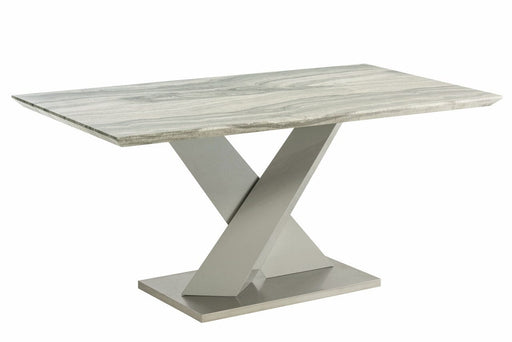 RALEIGH 1.6m DINING TABLE - GREY GRANITE FINISH Dining Table supplier 120 