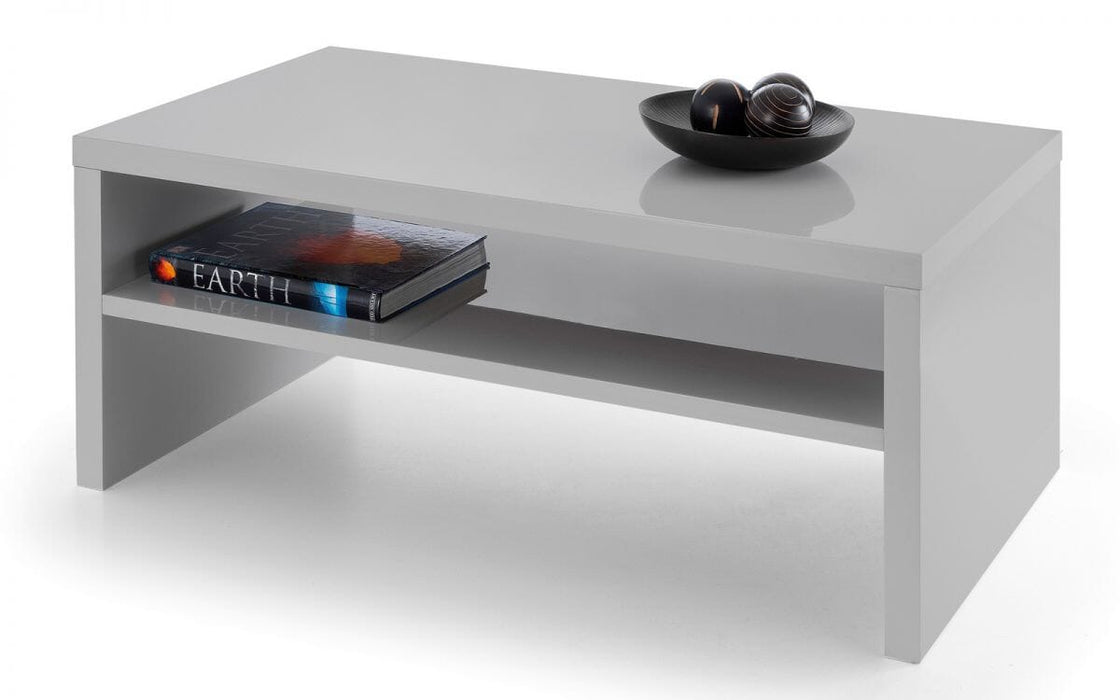 Metro High Gloss Coffee Table - Grey Coffee Table Julian Bowen V2 