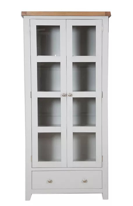 Melbourne French Grey Living Display Cabinet IFDV2 