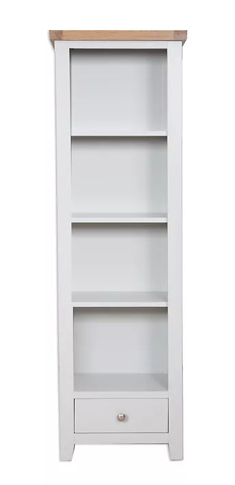 Melbourne French Grey Living Slim Bookcase IFDV2 