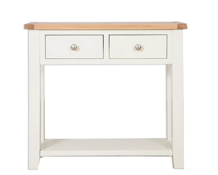 Melbourne Ivory Living 2 Drawer Console Table IFDV2 