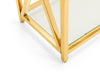 Miami Console Table - Gold Console Table Julian Bowen V2 