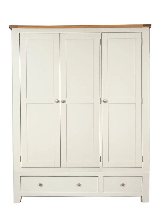 Melbourne Ivory Bedroom 3 Door 2 Drawer Wardrobe IFDV2 