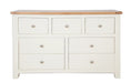 Melbourne Ivory Bedroom 7 Drawer Wide Chest IFDV2 