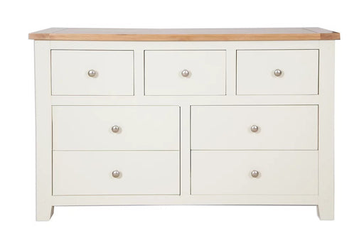 Melbourne Ivory Bedroom 7 Drawer Wide Chest IFDV2 