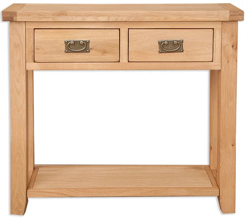 Melbourne Natural Living 2 Drawer Console Table IFDV2 