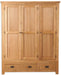 Melbourne Natural Bedroom 3 Door 2 Drawer Wardrobe IFDV2 