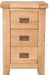 Melbourne Natural Bedroom 3 Drawer Bedside Cabinet IFDV2 