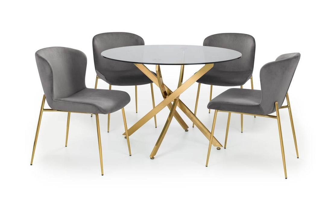 Montero Round Table Dining Tables Julian Bowen V2 