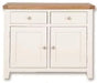 Melbourne White Living 2 Door Sideboard IFDV2 