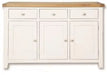 Melbourne White Living 3 Door Sideboard IFDV2 