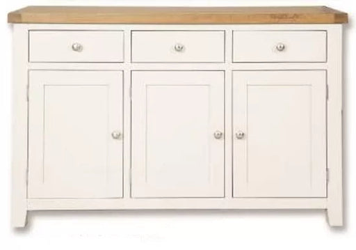 Melbourne White Living 3 Door Sideboard IFDV2 