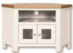 Melbourne White Living Glazed Tv Cabinet IFDV2 