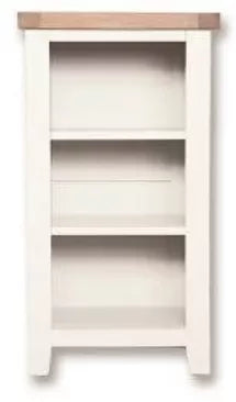 Melbourne White Living Small Bookcase/dvd Rack IFDV2 