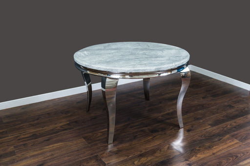 Florence - Dining Table - 1m - ROUND Grey/Beige Dining Tables Home Centre Direct 