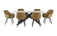 Sacramento 2.0M Dining Table - Kass Gold / Black Leg supplier 120 