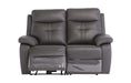 Dublin Leather Electric 2 Seater Recliner - Charcoal supplier 120 