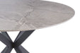 Jasper 1.2M Round Dining Table - Grey supplier 120 