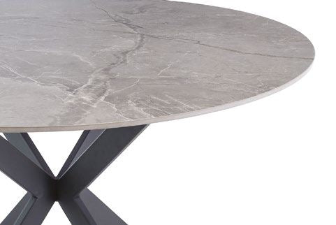 Jasper 1.2M Round Dining Table - Grey supplier 120 