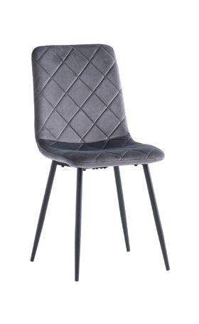 Peru Velvet Dining Chair - Grey supplier 120 