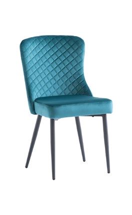 Augusta Velvet Dining Chair - Peacock supplier 120 