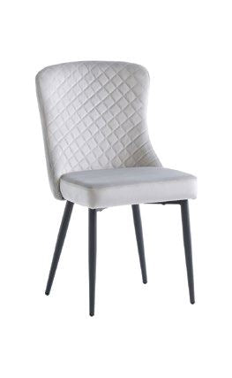 Augusta Velvet Dining Chair - Silver supplier 120 