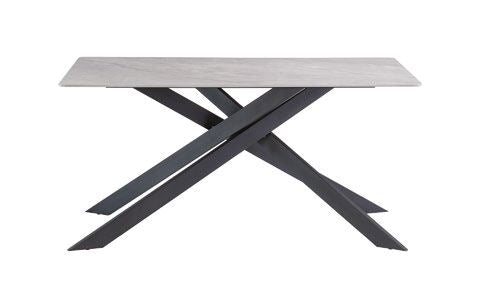 Sacramento 1.6M Dining Table - Rebecca Grey / Black Leg supplier 120 