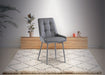 Serena Dining Chair - Grey Pu/Grey Leg supplier 120 