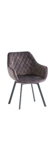 Winfield Swivel Dining Chair - Graphite Velvet supplier 120 