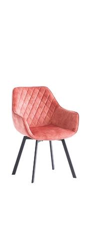 Winfield Swivel Dining Chair - Pink Velvet supplier 120 