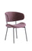 Cairo Fabric Dining Chair - Dusty Rose supplier 120 