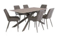 Sacramento 1.6M Dining Table - Matt Grey / Grey Leg supplier 120 