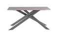 Sacramento 1.6M Dining Table - Matt Grey / Grey Leg supplier 120 