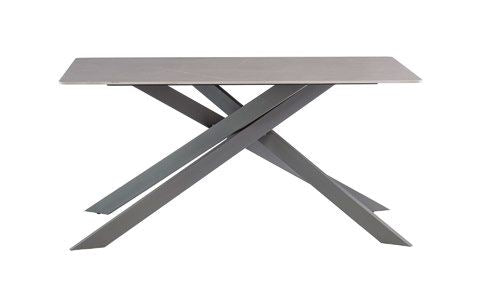 Sacramento 1.6M Dining Table - Matt Grey / Grey Leg supplier 120 