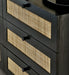 Padstow 3 Drawer Chest - Black Chest Of Drawers Julian Bowen V2 