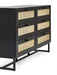 Padstow 6 Drawer Chest - Black Chest Of Drawers Julian Bowen V2 