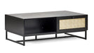 Padstow Coffee Table - Black Coffee Table Julian Bowen V2 