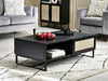 Padstow Coffee Table - Black Coffee Table Julian Bowen V2 