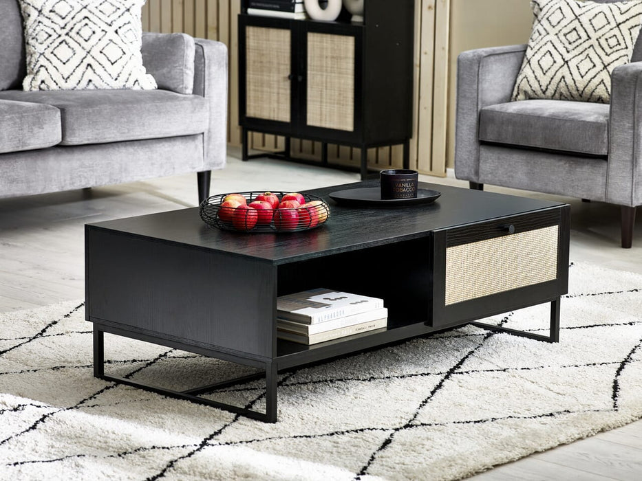 Padstow Coffee Table - Black Coffee Table Julian Bowen V2 