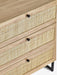 Padstow 3 Drawer Chest - Oak Chest Of Drawers Julian Bowen V2 