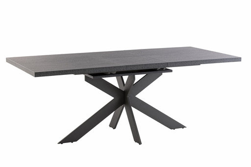 DAYTONA 1.6m (+0.4m) EXTENDING DINING TABLE - DARK GREY X FRAME Extending Dining Table supplier 120 