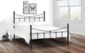 Rebecca Bed Frame 150Cm Black/Gold Bed Frames Julian Bowen V2 