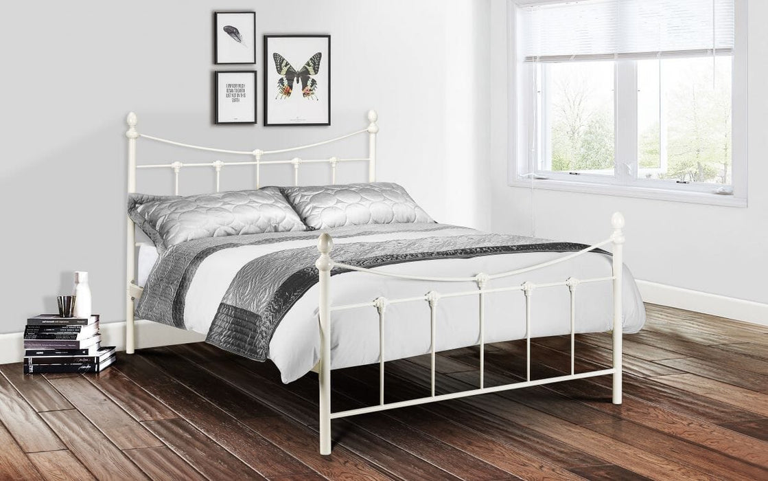 Rebecca Bed Frame 90Cm Stone White Bed Frames Julian Bowen V2 